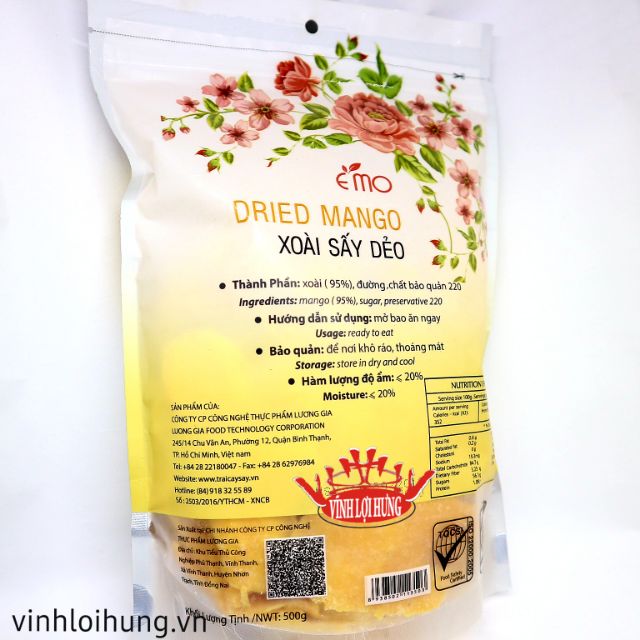 Xoài Sấy Dẻo Lương Gia - 500gr | BigBuy360 - bigbuy360.vn