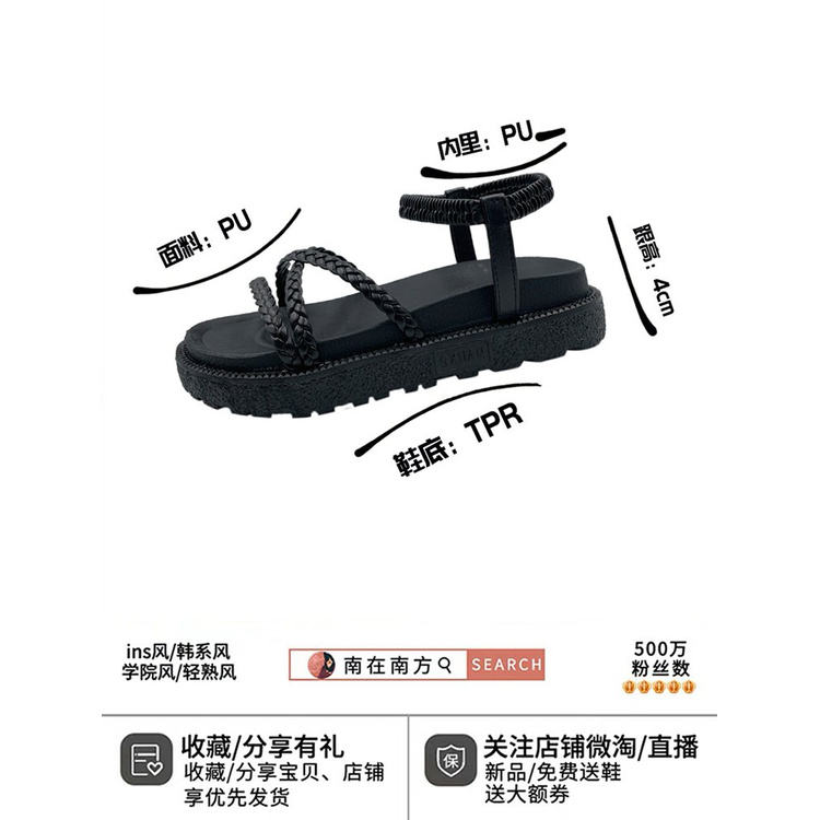 Giày Sandal Nữ Đế Mềm Thời Trang Hè 2021