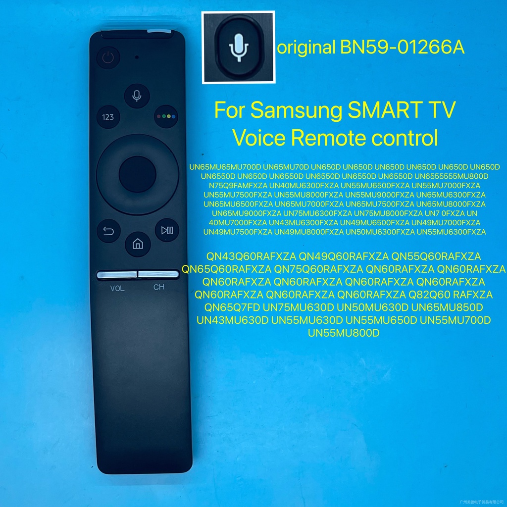 Mới Điều Khiển Từ Xa Bằng Giọng Nói Cho TV Thông Minh Samsung BN59-01266A BN59-01265A BN59-01298C BN59-01312B BN59-01312F