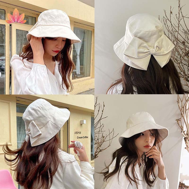 Mũ Hoa Hướng Dương Đính Nơ Thời Trang Mùa Hè Độc Đáo JP5