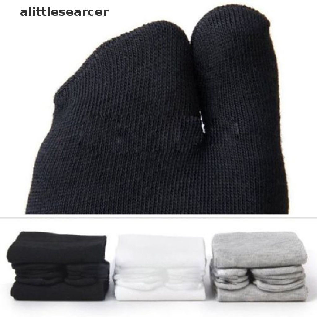 ER 1Pairs Unisex Tabi Socks Comfy Two Toe Japanese Kimono Flip Flop Fiber Socks  n