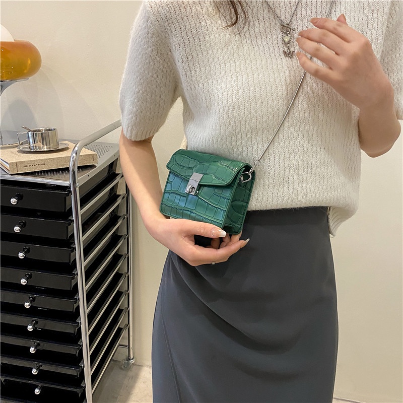 Túi Đeo Chéo Vai Màu Trơn Thời Trang Hàn Quốc 2022