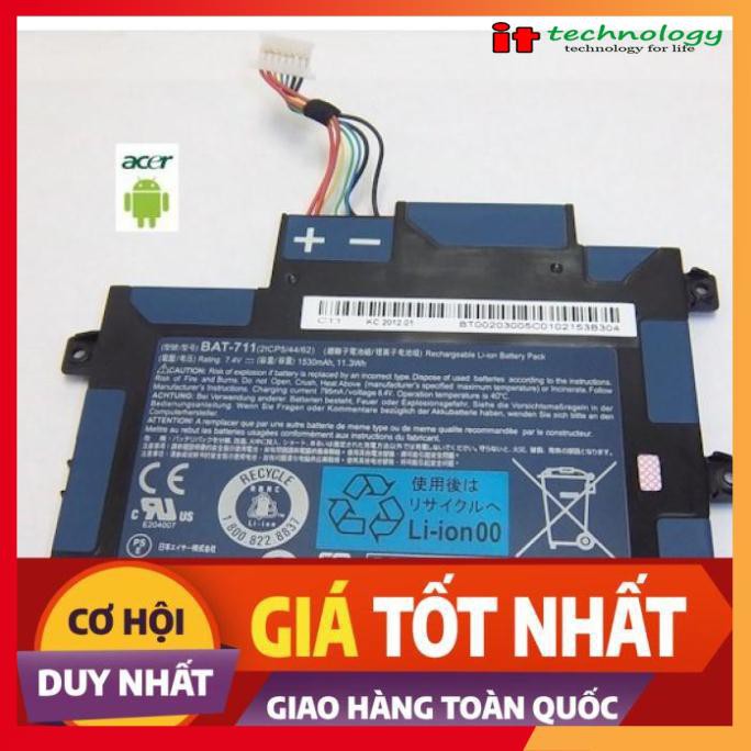 🎁 Pin Laptop ACER ICONIA TAB A100 - 2 CELL - Iconia Tab A100 A101 Tablet BT.00203.005, BT00203005