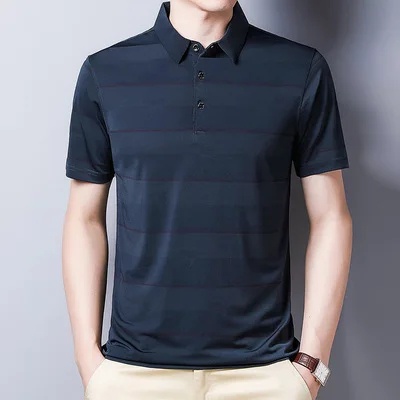 Áo polo Tay Ngắn Màu Sắc Thời Trang Phong Cách Cho Nam