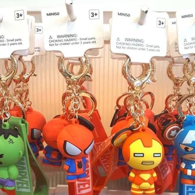 Miniso Móc Khóa Điện Thoại Hình Siêu Anh Hùng Marvel