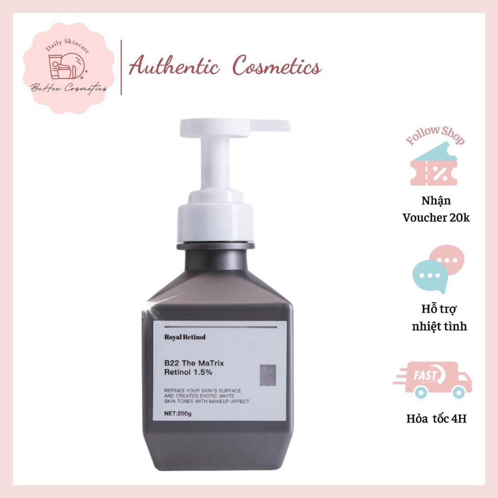 Kem Giúp Sáng Trắng Mềm Mịn Da Body Royal Retinol B22 The Matrix