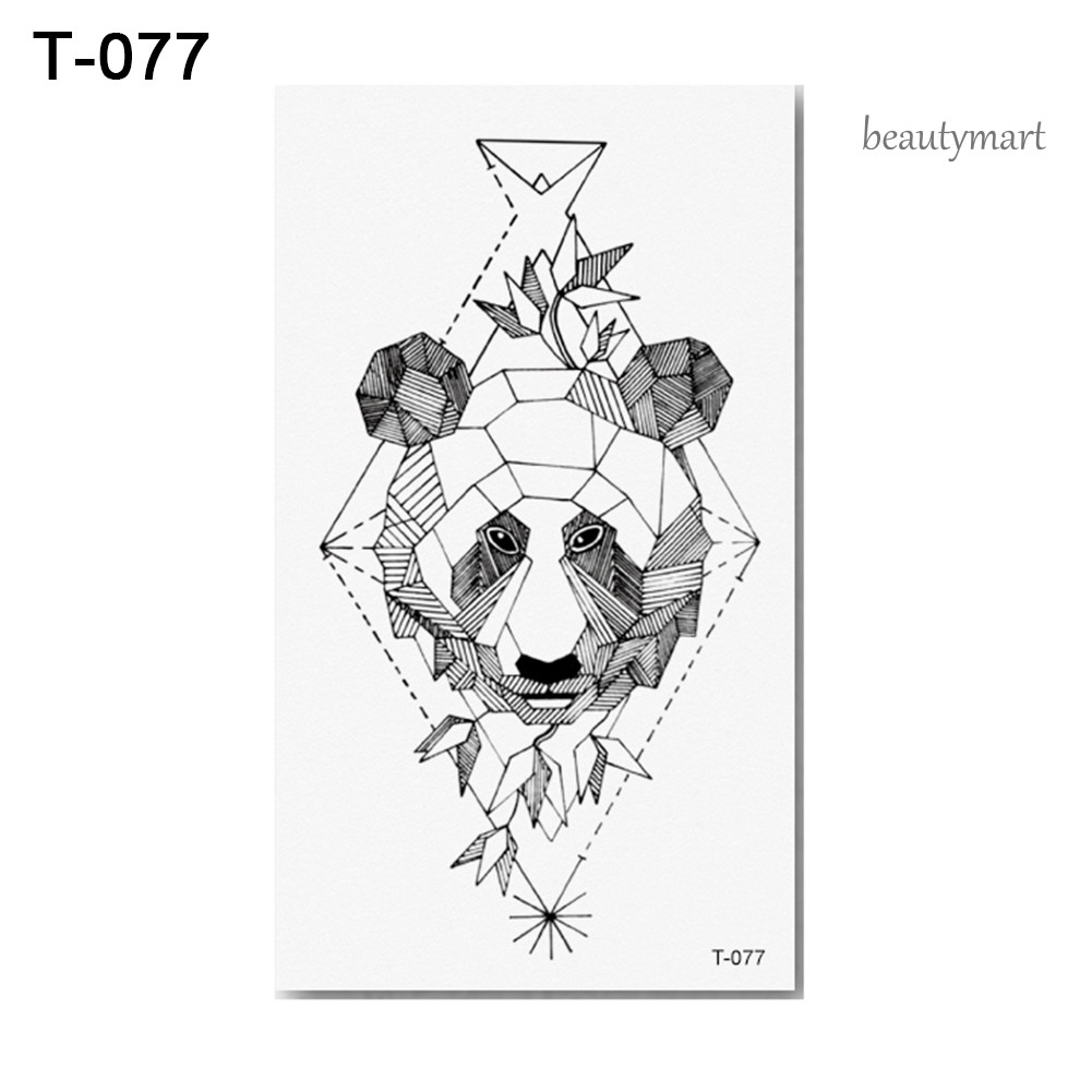 [Hàng mới về] Miếng dán hình xăm tạm thời hình học kháng nước