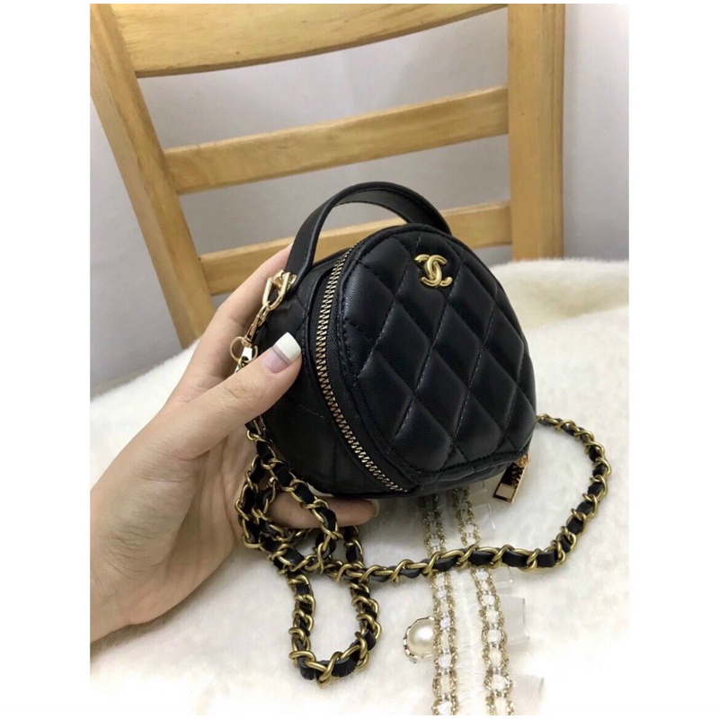 Túi Cốp Tròn Nữ Trần Trám, Túi Đeo Chéo Nữ Size Mini