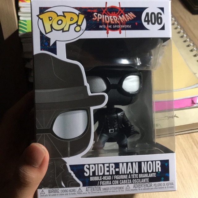 Mô hình Funko Pop! Spiderman Noir hàng real | Shopee Việt Nam