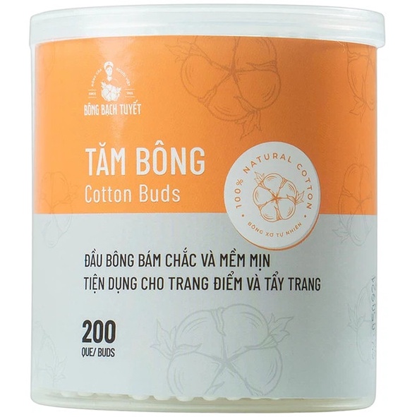 Hộp Tăm Bông Cotton Buds 200 Que