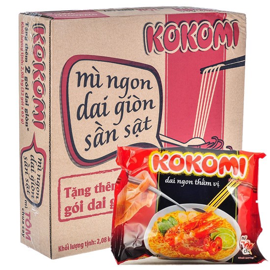 Mỳ tôm Kokomi thùng 30 gói x 65 gr
