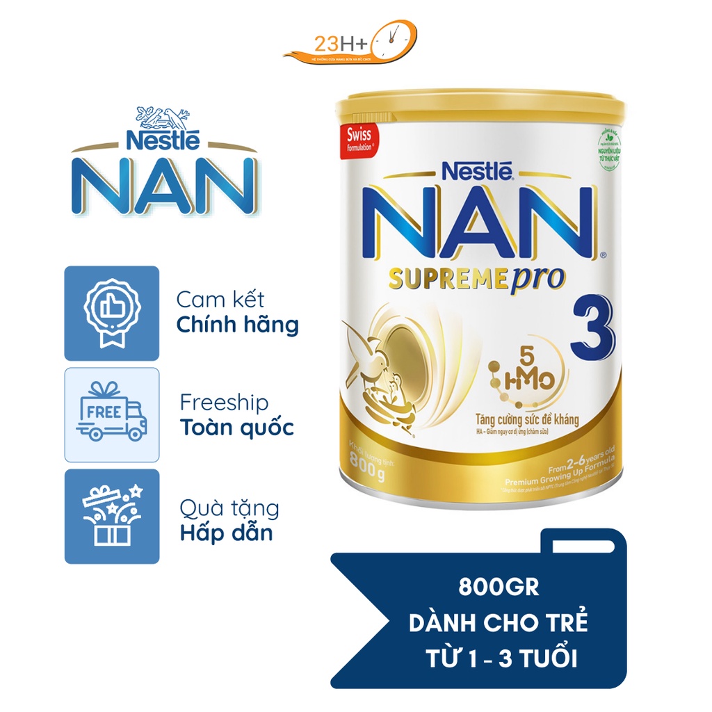 Sữa Bột Nan Supremepro 5 HMO 3 900G Mới