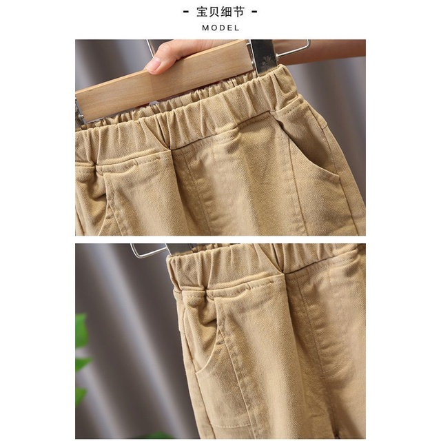 Quần Yếm Dáng Rộng Thời Trang Xuân Thu 2022 Mới Cho Bé Trai