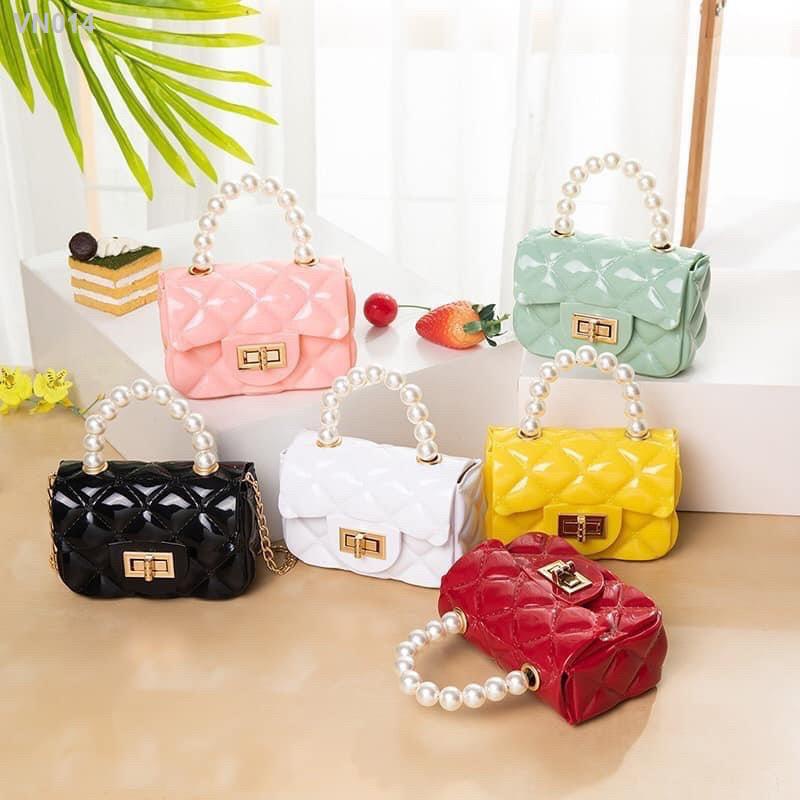 ví nữ giá rẻ ❁TÚI XÁCH SUPER MINI QUAI NGỌC CHO MẸ VÀ CÁC BÉ SIÊU XINH