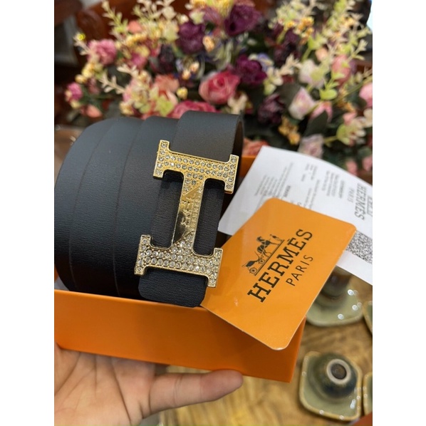 Thắt lưng da thời trang nữ , mặt dưng lưng đính đá siêu đẹp ( Ảnh Thật ) TX709