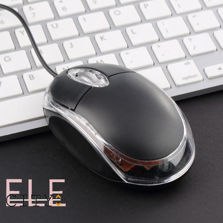 ✨COD✨New 1.2M Tiny USB Optical Scroll Whell Mouse Mice For Dell For Asus Wired Mouse