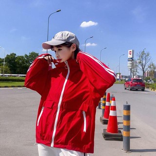 ...... Áo khoác gió nữ form rộng sieu hothot