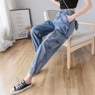 PWAE Boyfriend Jeans for Women Fashion Loose High Waist Straight Workwear Jeans for Women