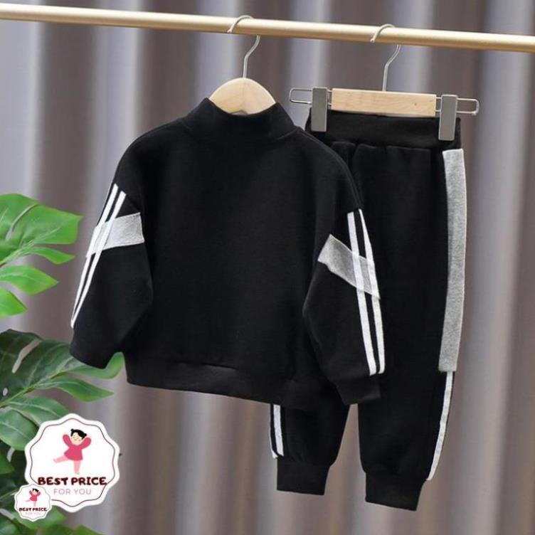 Bộ quần áo nỉ dài tay bé trai lớn 3-12 tuổi✨ Set quần áo size đại cho bé trai mập 25kg 30kg 35kg 40kg 45kg