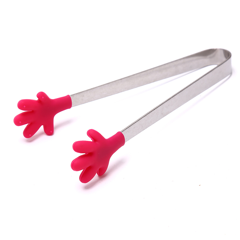 Kẹp Gắp Thức Ăn Chống Trượt Mini Bằng Silicon