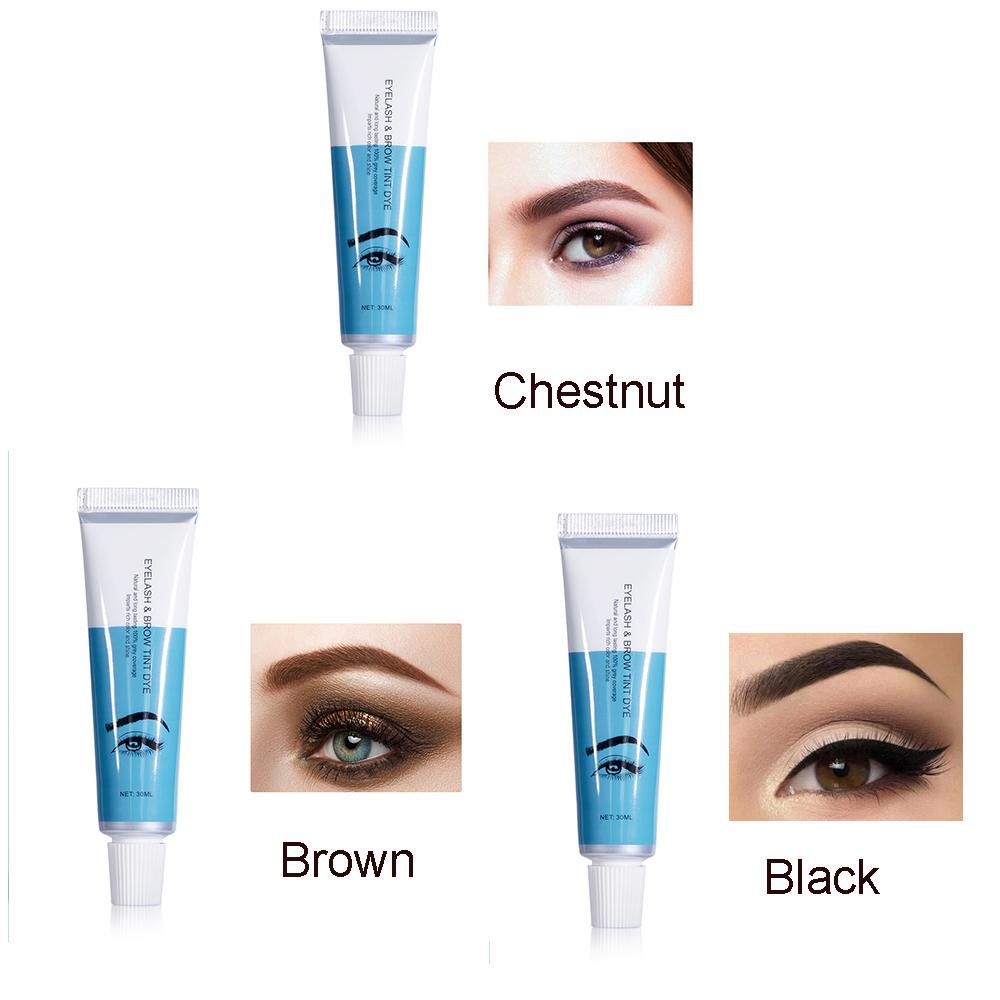 CACTU 1 Bộ Mascara Trang Điểm Lông Mày Không Gây Kích Ứng Màu Đen / Hạt Dẻ / Nâu