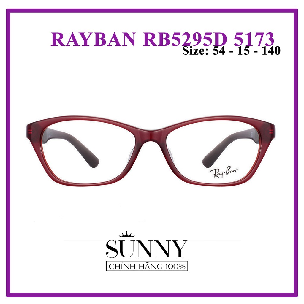 Gọng kính chính hãng Rayban RB5295D 5173 kèm tem thẻ bảo hành chính hãng, bảo hành toàn quốc
