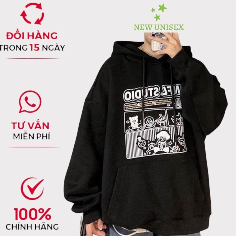 Áo Sweater Nam nữ Tay Dài Dáng Rộng In hình người Phong Cách Hàn Quốc TP624 [NewUnisex]