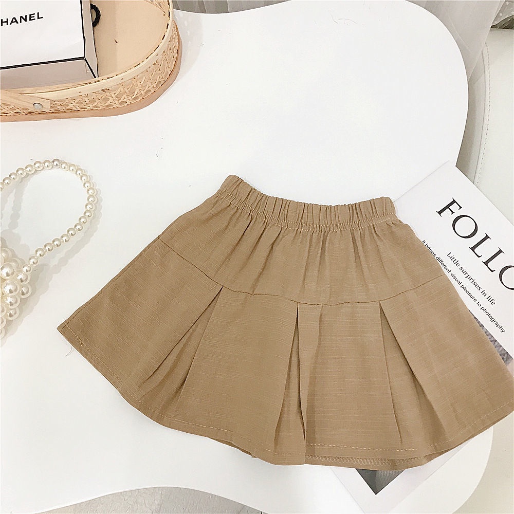 Set Áo 2 Dây + Chân Váy Ngắn Thời Trang Cho Bé Gái