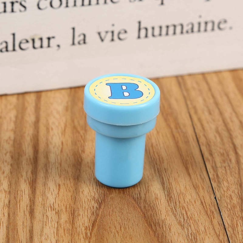 Fol Miếng Đệm Mực Đóng Dấu Bằng Nhựa In Bảng Chữ Cái Tự Đóng Dấu Nhiều Màu Sắc Cho Lớp Học Stam