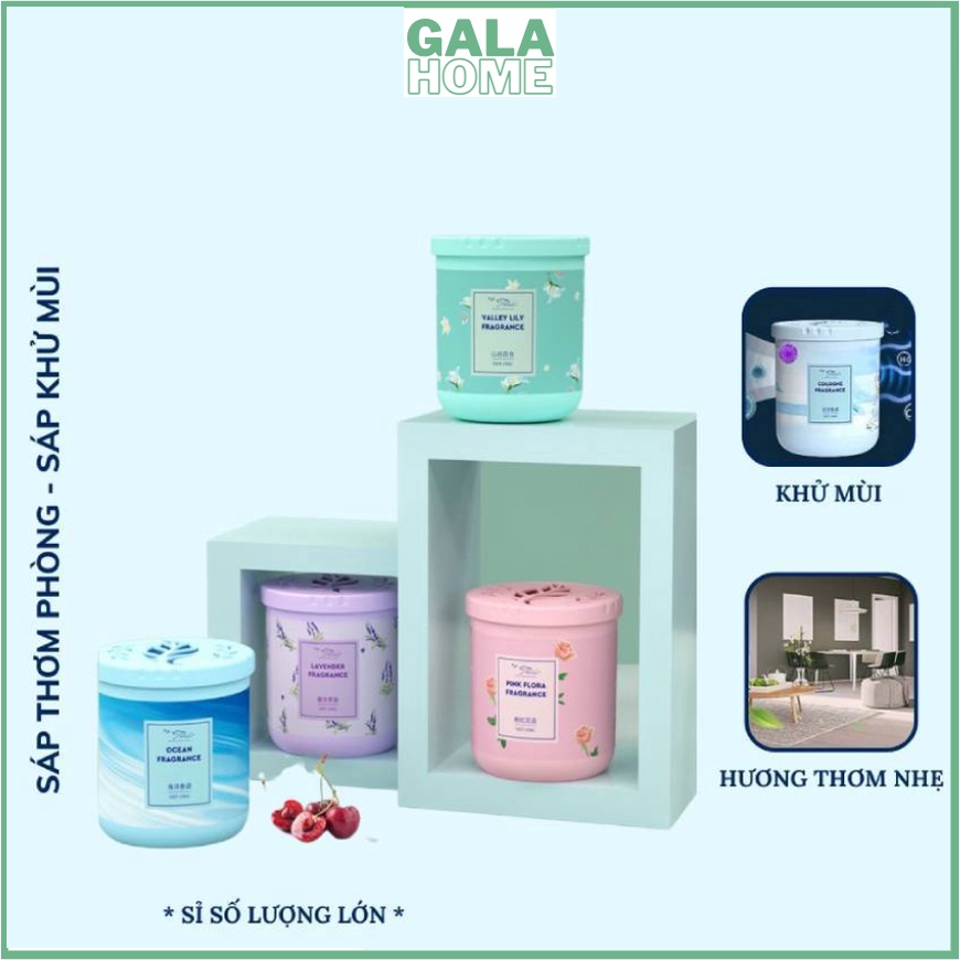 Sáp thơm phòng, sáp thơm khử mùi nhà vệ sinh, phòng ngủ, ô tô, tủ quần áo,... GALA HOME