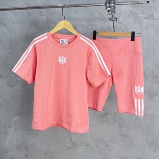 [Full tag code] Bộ adidas nữ hè 2021 - 1801 Adicolor 3d