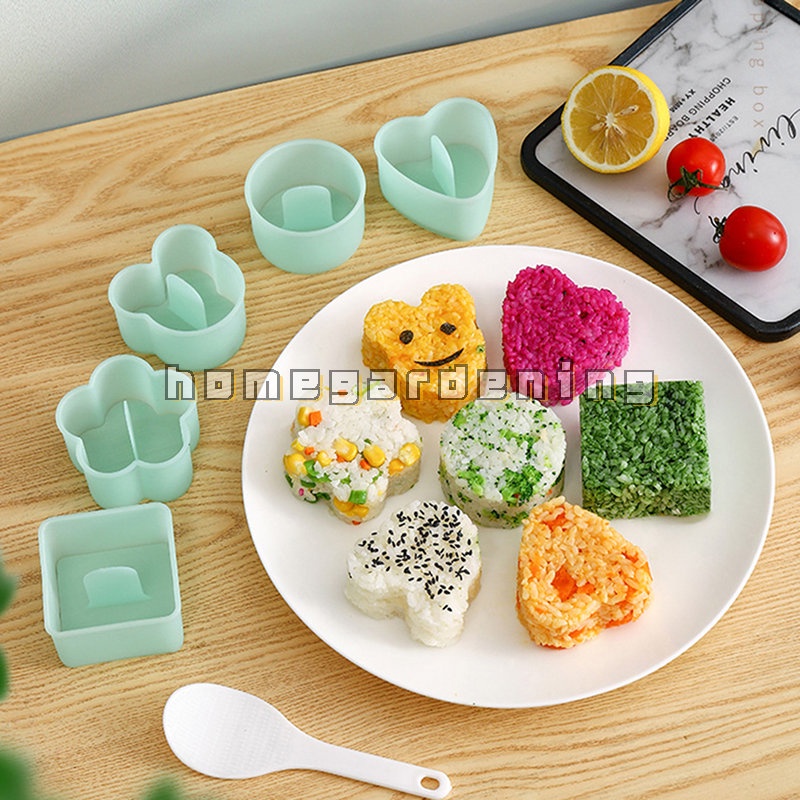 1 Khuôn Làm Cơm Cuộn Sushi Hình Hoạt Hình DIY