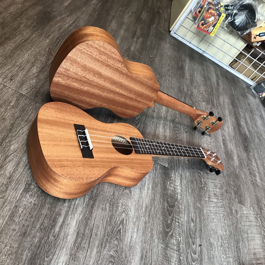 ĐÀN UKULELE GỖ CONCERT GIÁ RẺ TẶNG KÈM PHỤ KIỆN CHO NGƯỜI MỚI TẬP