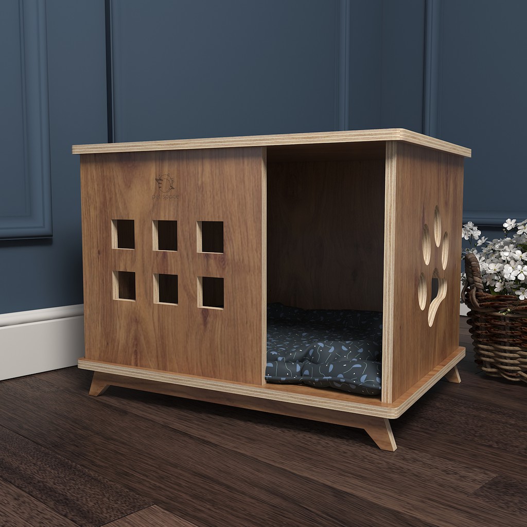 NHÀ GỖ CHO CHÓ MÈO PETSPACE.VN PP34