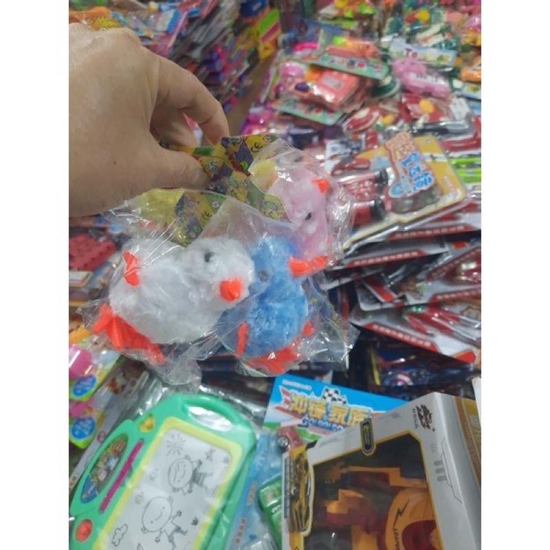 B012-Đồ Chơi Cho Chó Mèo Con Gà Chạy Cót Lật Đật