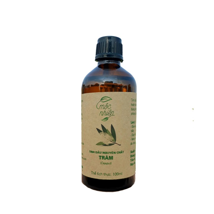 Tinh dầu tràm nguyên chất chai 100ml Mộc Nhiên có chứng nhận quốc tế