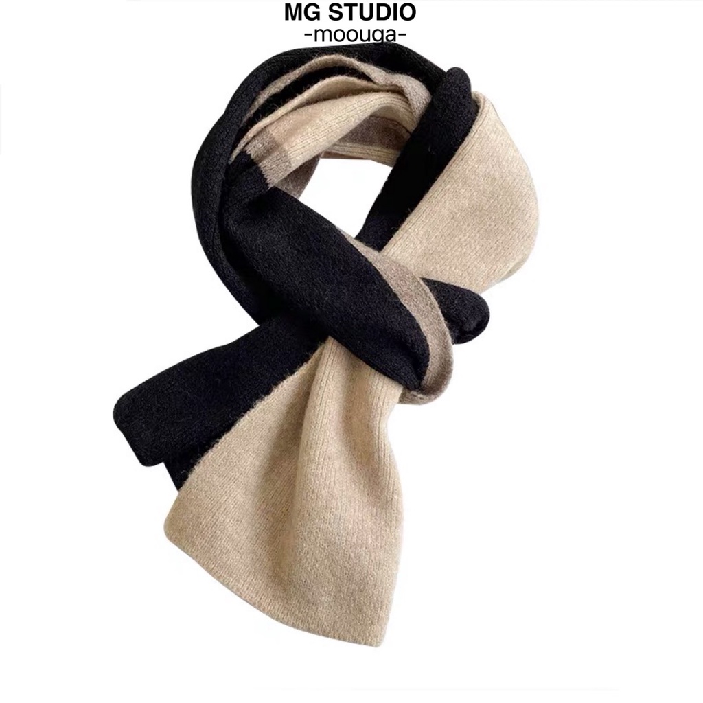 Khăn quàng cổ MG STUDIO thiết kế màu khối 5 kiểu