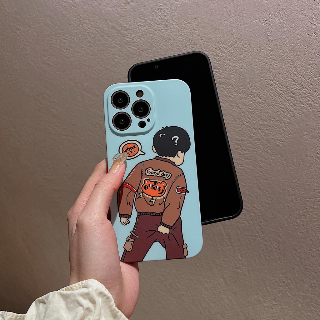 Ốp Điện Thoại Họa Tiết Ngộ Nghĩnh Cho iphone 13 Pro Max i13 13pro 11ProMax i11 iX Xs XR Xs Max 7plus 8plus 12Pro 12 Pro Max