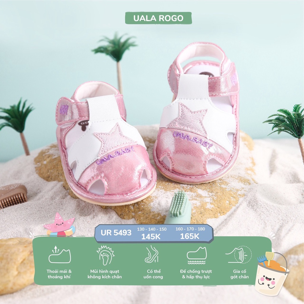 Dép tập đi UalaRogo cho bé gái size 160-170-180