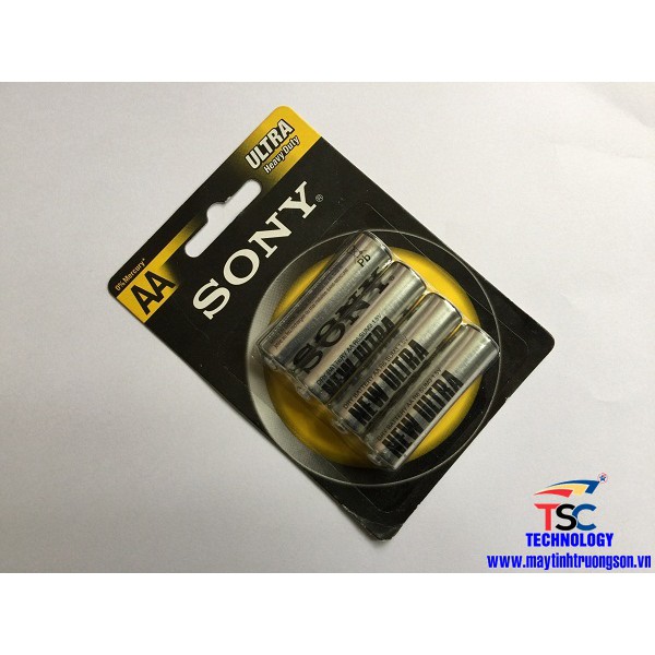 Pin SONY AA - Dùng cho chuột không dây... (Vỉ 4 Viên pin)