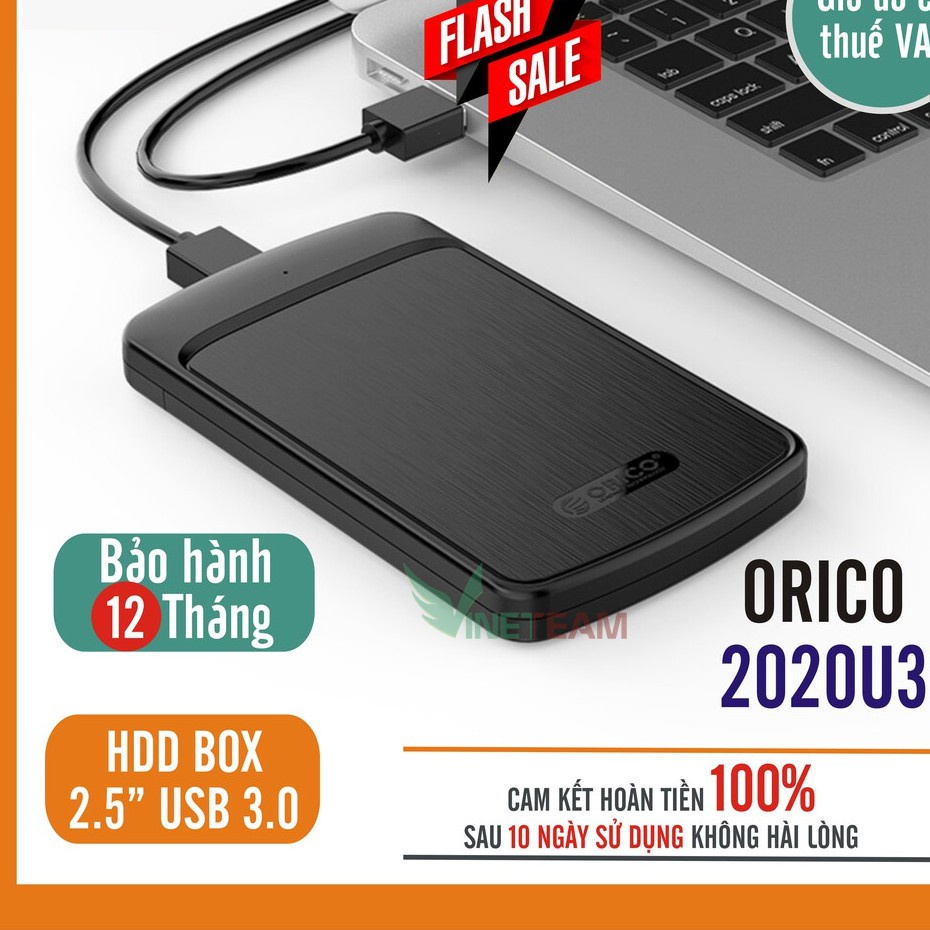 Box ổ cứng 2,5inch Orico 2020U3 Sata3 – USB3.0 – CHÍNH HÃNG – Bảo hành 12 tháng -dc4300