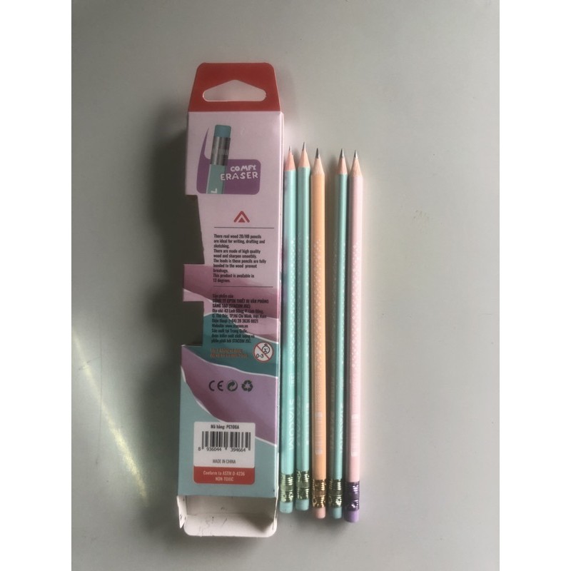 5 cây bút chì 2B 6660