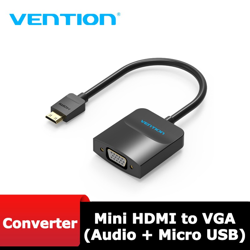 Cáp chuyển đổi Mini HDMI ra VGA - Vention AGABB - BEN