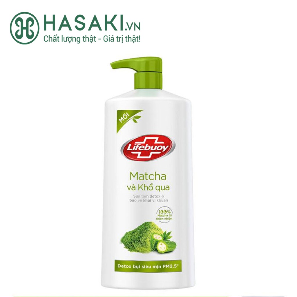 Sữa Tắm Lifebuoy Detox Matcha & Khổ Qua 850g