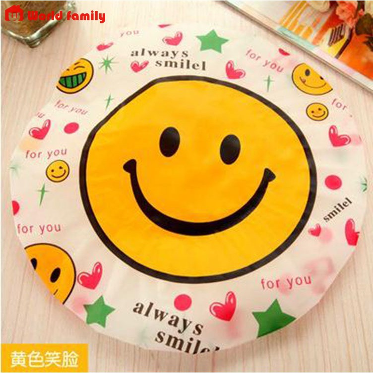 Tắm Trùm Đầu Mũ Trùm Tóc Chống Thấm Nước Họa Tiết Hoạt Hình