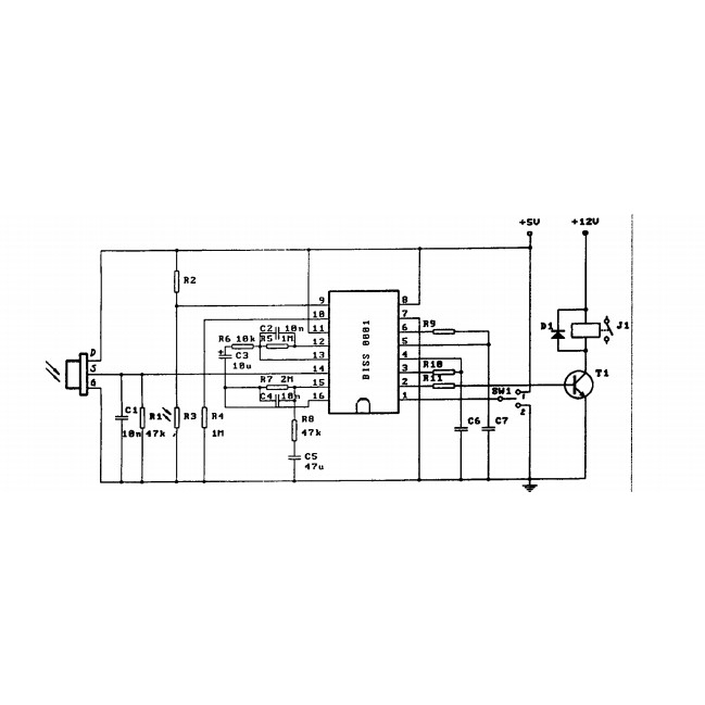 IC điện tử BISS0001 DIP16 69