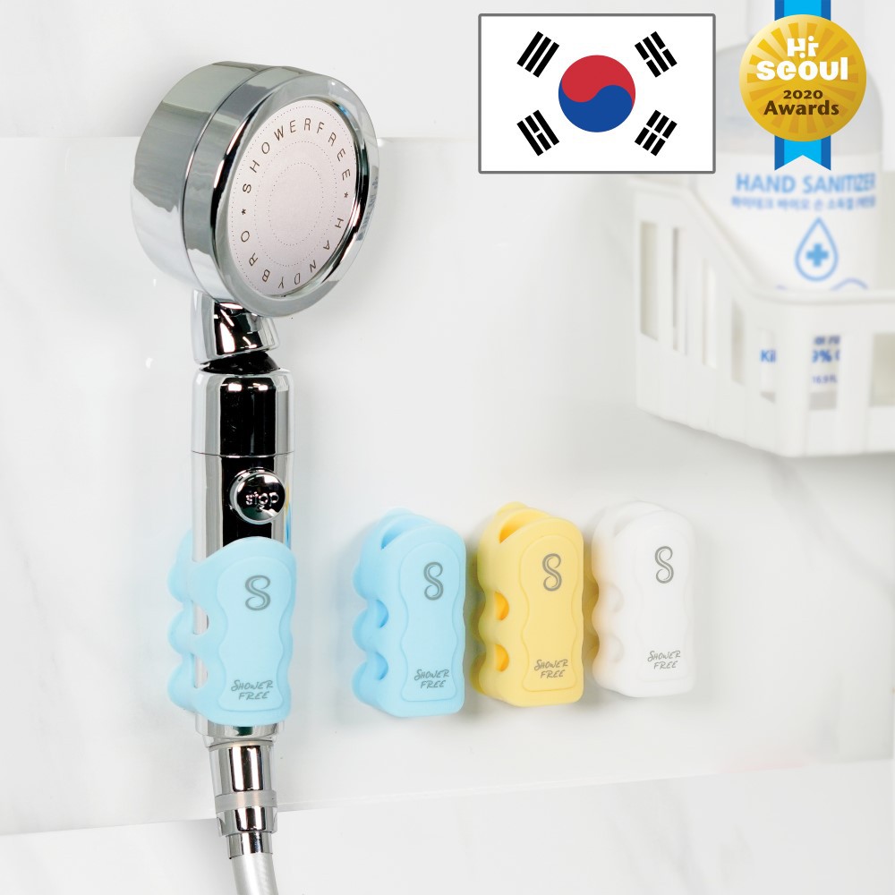 ShowerFree – Phần đế giữ tay sen kiểu mới – phần đế giữ có thể dịch chuyển từ nơi này ra nơi khác, có thể gắn vào nhiều vị trí như giá đỡ treo tường, phòng tắm, phụ kiện RV - Khuyên dùng cho trẻ sơ sinh, trẻ nhỏ, thú cưng - tắm vòi , sản phẩm từ Hàn Quốc