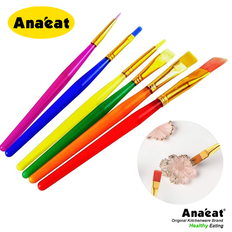 Set 6 Cọ ANAEAT Trang Trí Bánh Chuyên Dụng Chất Lượng Cao