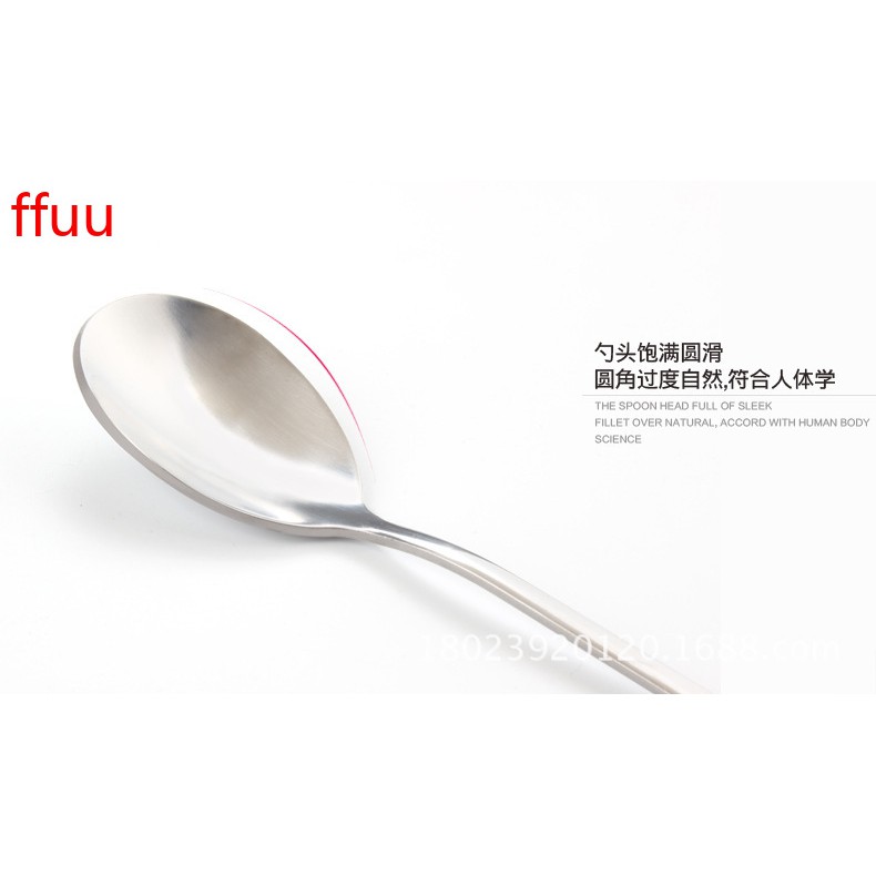 Muỗng cà phê cán dài bằng thép không gỉ họa tiết trái tim dễ thương