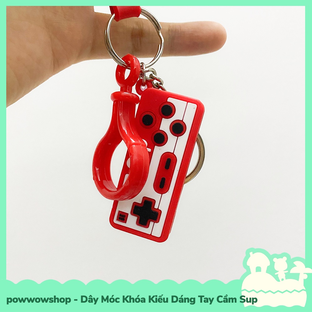 [Sẵn VN - Hỏa Tốc] Dây Móc Khóa PVC Kiểu Dáng Máy Chơi Game / Tay Cầm Phong Cách Sup